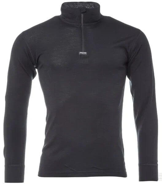 Merinoull undertröja med dragkedja - Vinterarbetskläder - 8719607228954 - 1