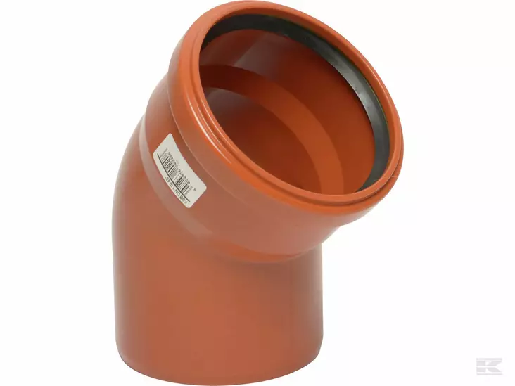 Muffvinkel PVC 110 mm x 30° - Avlopp och vattenlås - 5700036755374 - 1