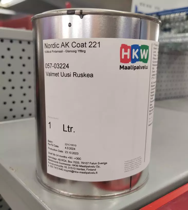 Nordic AK Coat 221 Valmet ny brun - Maskinfärger - svm0000008614 - 1