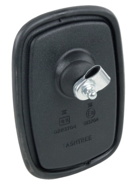 Spegel 131 x 183 mm svart rundad - "Förartillbehör" - 5025818200454 - 1