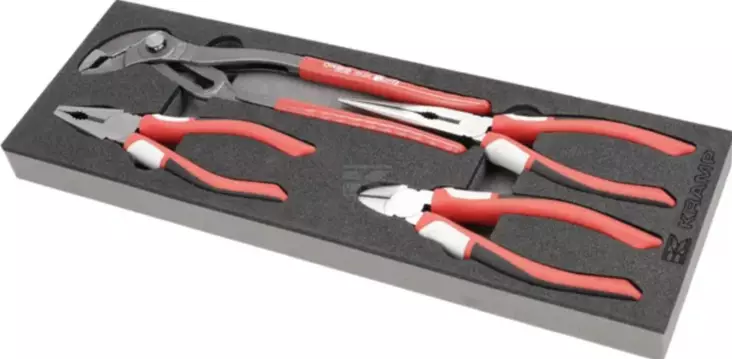 Tångset Kramp 4 st (P) - Verktygssatser - 8719493210064 - 1