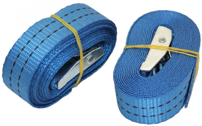 Snabbspännsrem 25 mm 2,5 m 250 kg, 2 st - Biltillbehör - 6430013067334 - 1