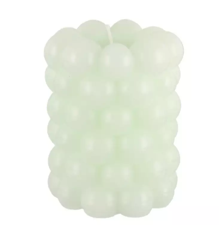 Polar bubblestake pelar ljus grön 7x9cm - Ljusstakar - 6410416268514 - 1