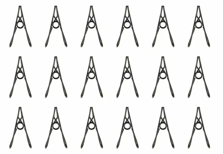 Klädnypor rostfritt stål 18 st - Tvättning - 6410416119274 - 1