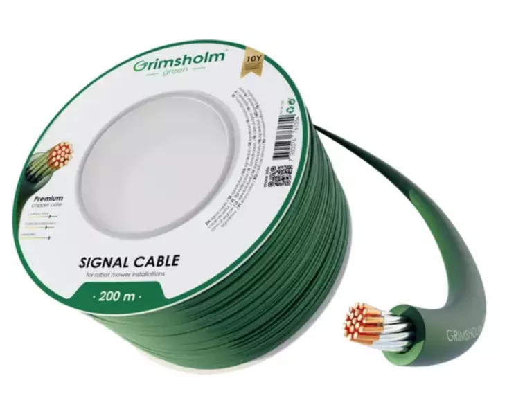 Gränskabel Premium 200 m - Gräsklippare - 7350076761354 - 1