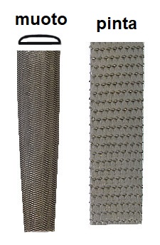 Halvrund rasp för trä 250 mm - Slipmaterial - 6420286889184 - 1