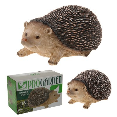 Igelkotts trädgårdsskulptur 20 cm - Trädgårdsskulpturer, dekorationer - 8711295148804 - 1