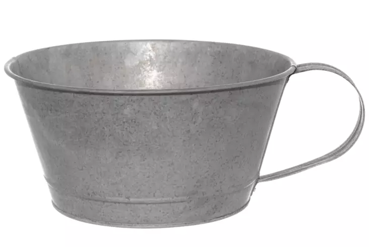 Zinkbalja med handtag 37x30x15 cm - Krukor, vaser, korgar - 6410416131924 - 1
