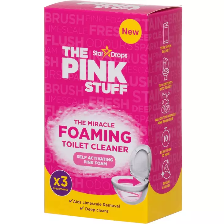 The Pink Stuff Miracle wc skumbortagningspulver 300 g - Allrengöring - 5060033821664 - 1