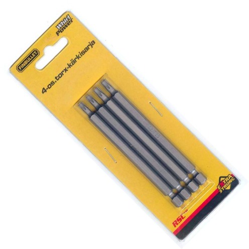 Torx-spetsset 100 mm 4 st - Skruvbits och -satser - 6438152011874 - 1