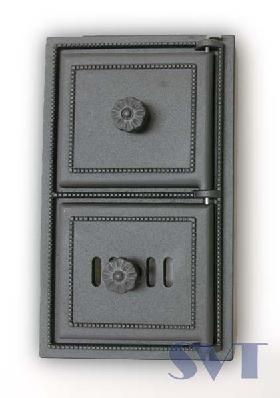 Eldstadslucka tät 345x180mm (430) - Eldstadsluckor - 6419876004304 - 1