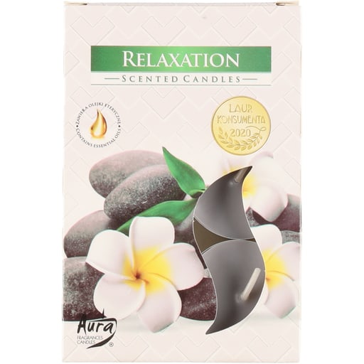 Doftljus Relaxation 6 st/fp - Ljusstakar - 5906927037974 - 1