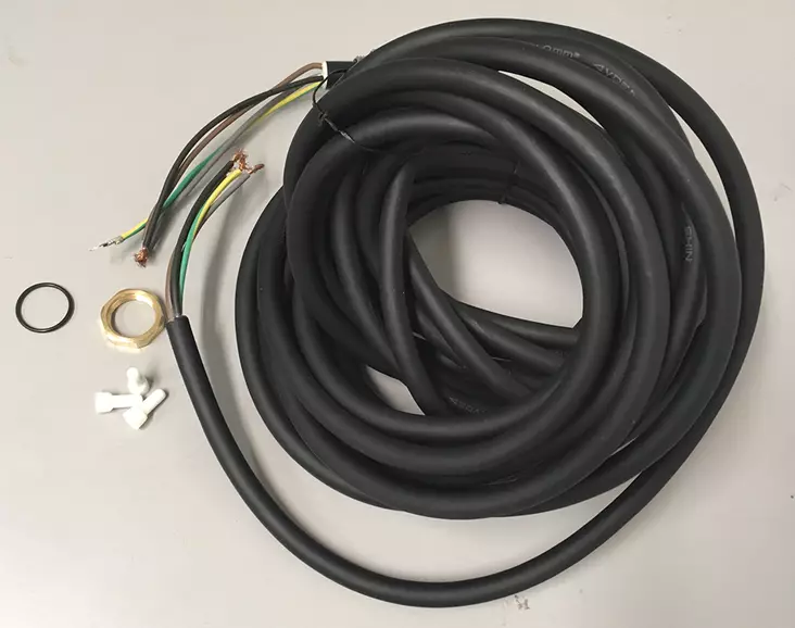 Elektrisk kabel för uppumpning med genomföring - Andra VVS-tillbehör - 8010583577594 - 1