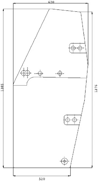 Dörrglas, vänster (Steyr 134721011) - Hytt och kaross - 3660980054904 - 1