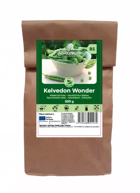 Slipert ärtor 'Kelvedon Wonder' 500g - Frön och sättpotatisar. - 4770168921474 - 1