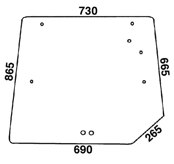 Bakruta (MF 3902141M1) - Hytt och kaross - 5700032539664 - 1