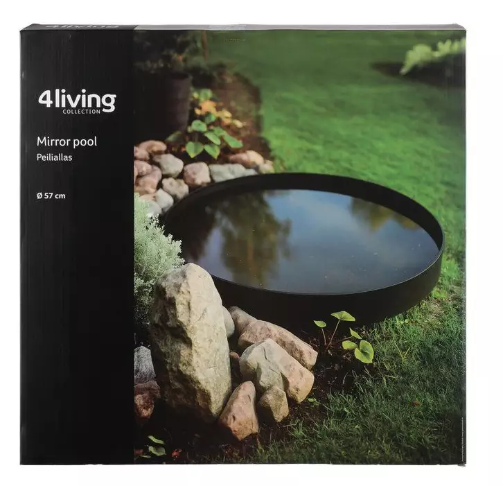 Spegelbadkar / fågelbad 57 cm - Krukor, vaser, korgar - 6410416557144 - 1