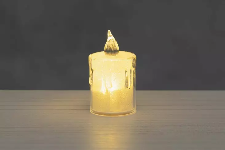 LED-miniljus varmvit droppande - Stämningsbelysning - 6410416581804 - 1