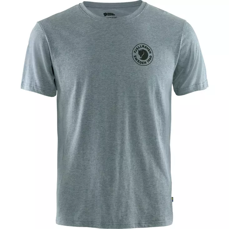 Fjällräven 1960 Logotyp T-shirt M Farbror Blå-Melange - Friluftskläder - 7323450605414 - 1