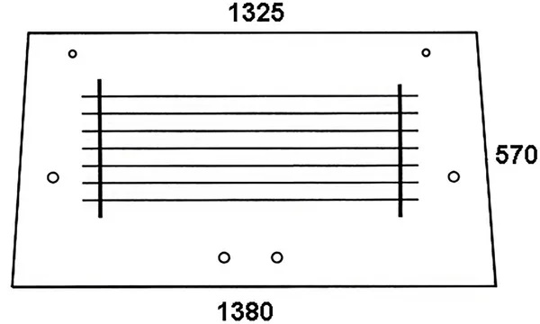 Bakrutan, övre (Zetor 70117969) - Hytt och kaross - 8719493007114 - 1