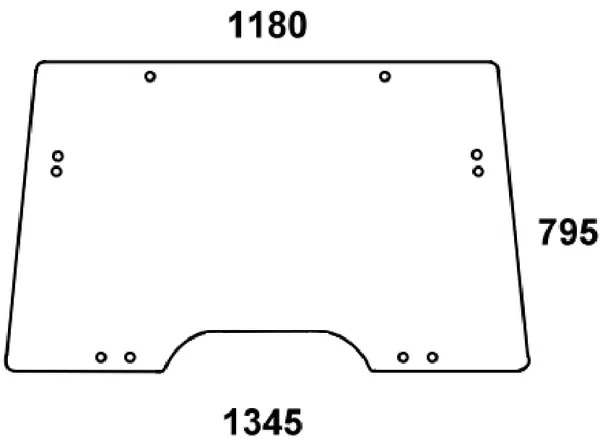 Vindruta (JD L171338) - Hytt och karosseri - 8719774671744 - 1