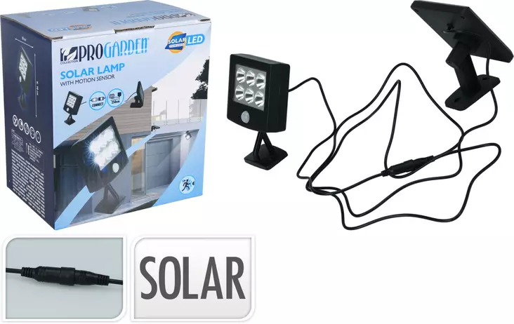 Solcellsbelysning med rörelsesensor - Stämningsbelysning - 8720573981224 - 1