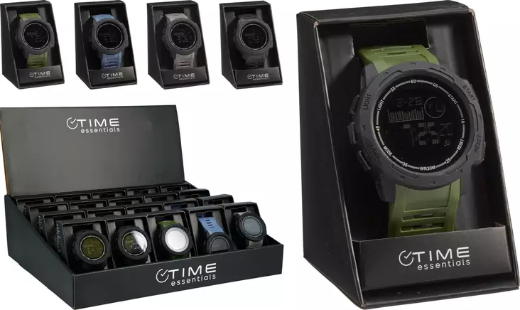 Herrur med digital display - Klockor - 8721037565134 - 1