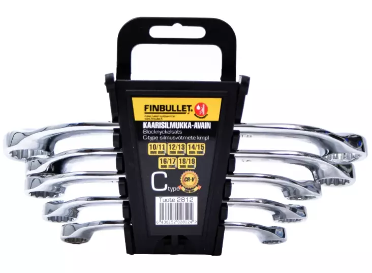 Finbullet C-nyckelset 5-delar Crv - Fast nyckelringar - 6438152028124 - 1