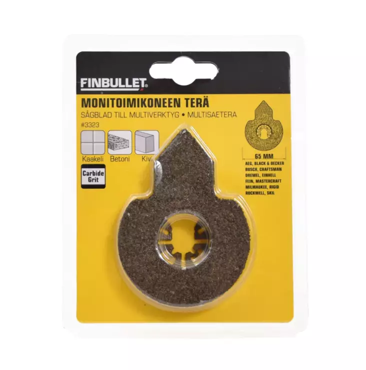 Finbullet Metalliskärande fräs 65mm - Slipmaterial - 6438152033234 - 1