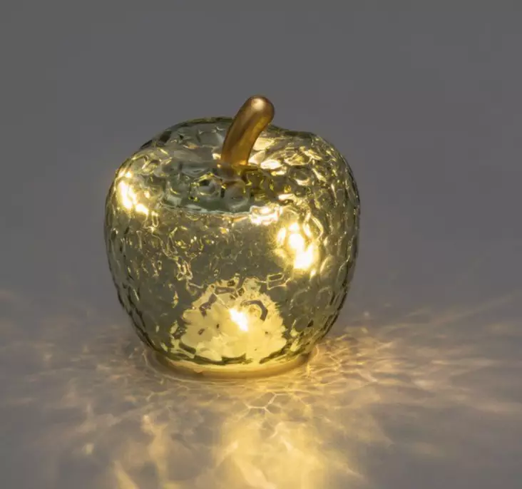 Finnlumor glasäpple med LED-belysning grön - Stämningsbelysning - 6410416573854 - 1