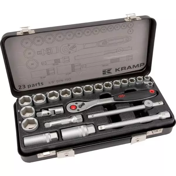 Hylsnyckelsats 1/2" 29 delar 10-32 mm - Hylsor och satsar - 8716106909704 - 1