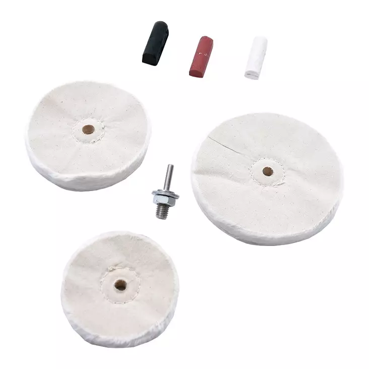 Poleringsset för metall 7-delar - Slipmaterial - 6438152012604 - 1