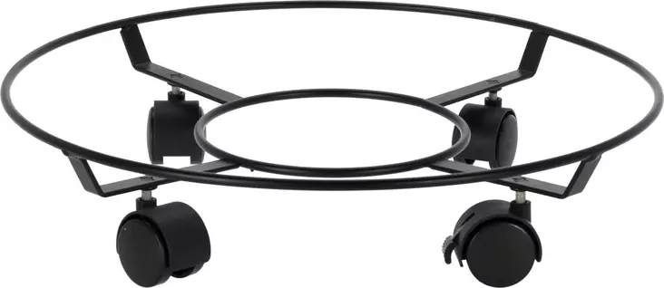 Köksunderlägg för krukor med hjul i metall - Krukor, vaser, korgar - 8720573744454 - 1