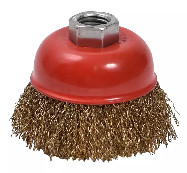 Mässingsborste 65 mm M14 - Slipmaterial - 6438152012734 - 1