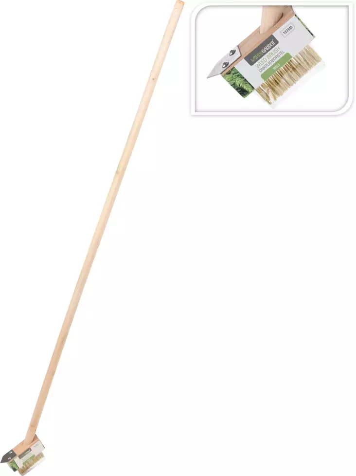 Plattborste med trähandtag - Borstar, trähandtag - 8720573132244 - 1