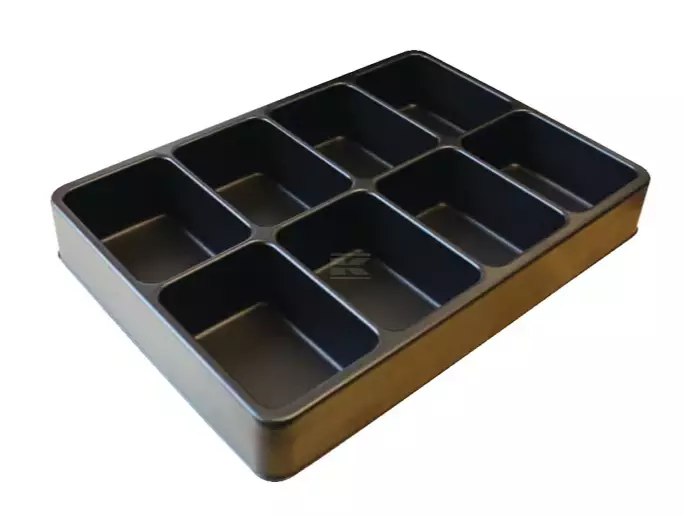 Sorteringslåda, 8-delar, svart - Tillbehörslådor - 5700033484994 - 1