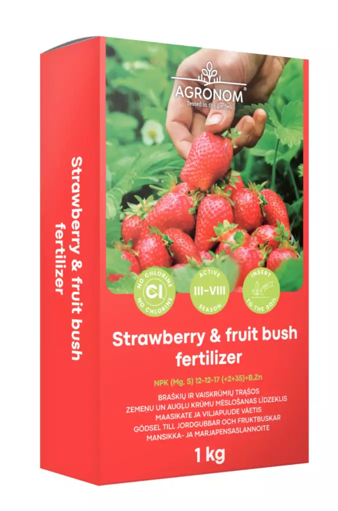 Jordgubbs- och bärbuskgödsel 1 kg - Jord och gödselmedel - 4770168911604 - 1