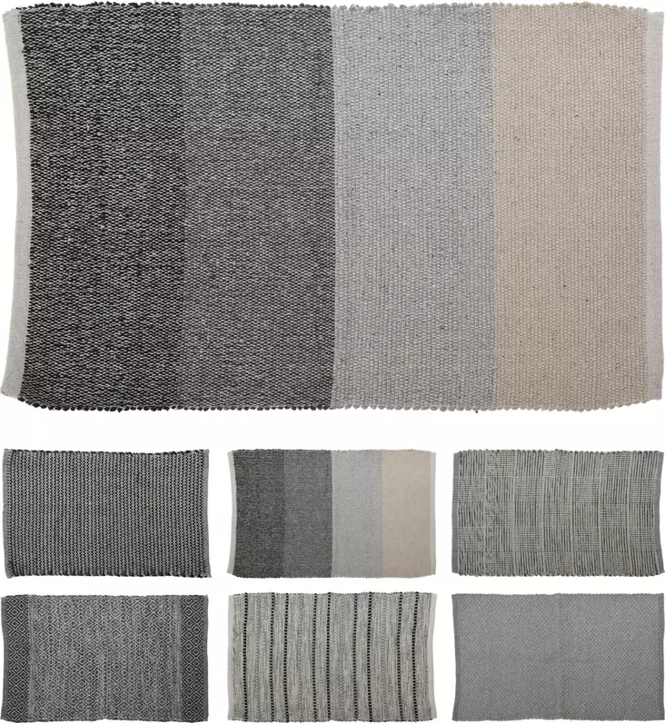 Matta grå 50x80 cm - Trädgårdstextilier - 8720573797894 - 1