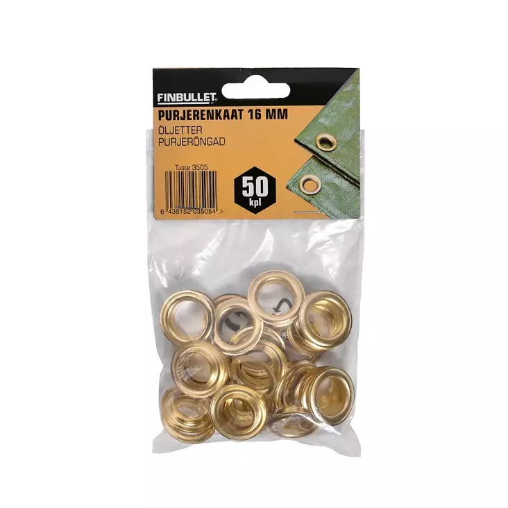 Fästringar 16 mm 50 st - Överdrag, presenningar - 6438152035054 - 1