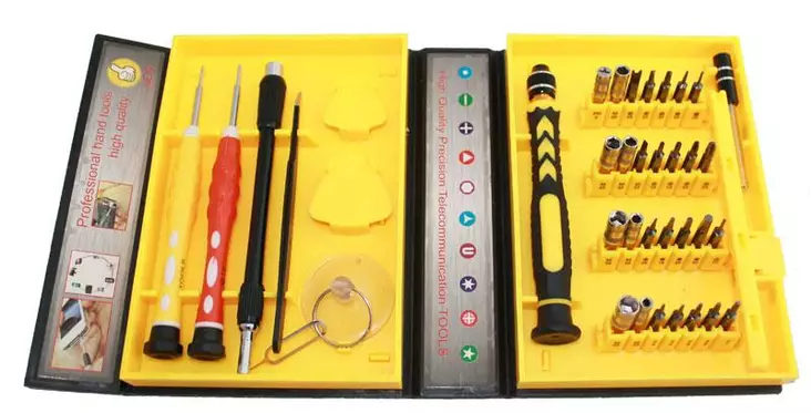 Skruvmejselset 38-delar elektronik - Skruvmejslar och -satser - 6430032158464 - 1