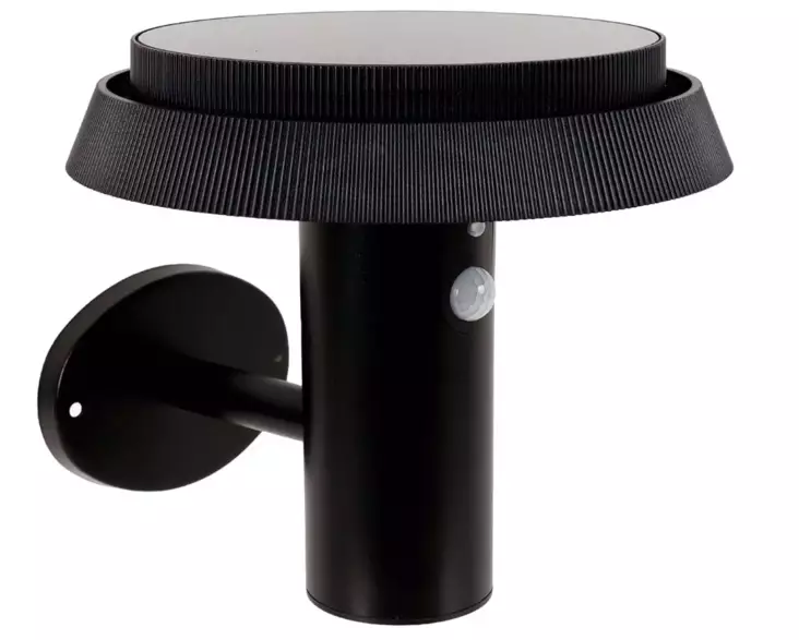 Solenergi vägglampa med rörelsesensor 600lm 3CCT - Solcellsdrivna solprodukter - 6418536027684 - 1