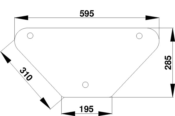 Bakglas, nedre (Case IH 3224315R1) - Hytt och kaross - 3660980057394 - 1