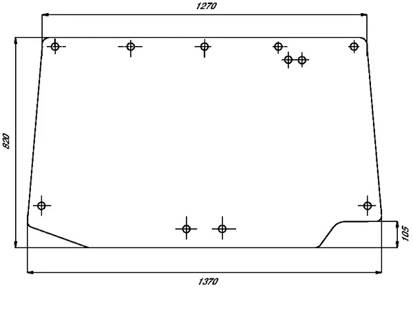 Bakruta, övre (Hürlimann 0077338010) - Hytt och kaross - 3660980008884 - 1