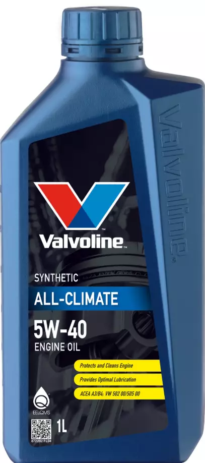 Valvoline All Climate 5W-40 motorolja 1L - Bilkemikalier - 8710941021614 - 1