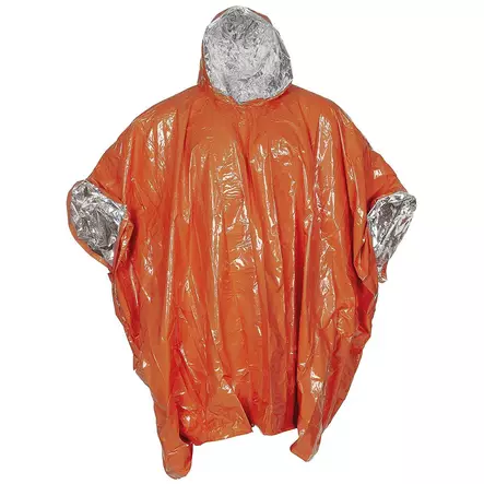 Rymdponcho orange-aluminium - Övriga friluftsprodukter - 4044633216335 - 1