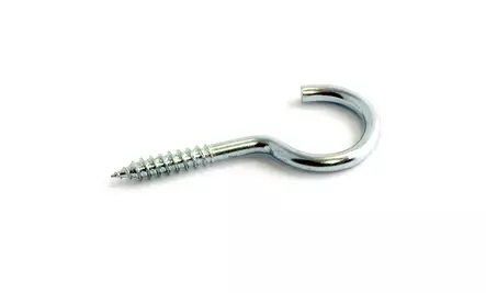 Habo takkrok 11 galvaniserad och vit - Öglebultar, S-krokar m.m. - 7317900048715 - 1