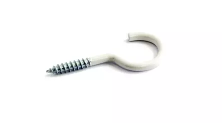 Habo takkrok 11 galvaniserad och vit - Öglebultar, S-krokar m.m. - 7317900048715 - 2