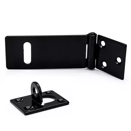 Habo fjäderhängsel 1365 90mm svart - Hänglås, reglar, gångjärn - 7317900126055 - 1