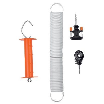 Fjäderportset max. 5 m vit - Övriga inhägnadstillbehör - 9414701016405 - 2