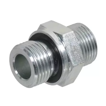 Dubbelnipplar 11/16" ORFS x 1/2" BSP hane/hane - Hydraulik - 8719593143675 - 2